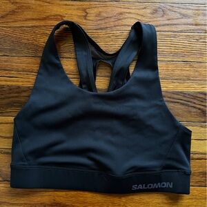 Salomon Cross Run Sports Bra- Black, M